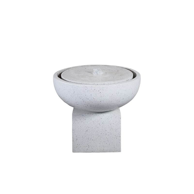 น้ำล้นหินขัดเสริมฮวงจุ้ย ARTGARDEN & DECOR รุ่น TMF-0461 ขนาด 55*55*46 ซม. สีขาว_1